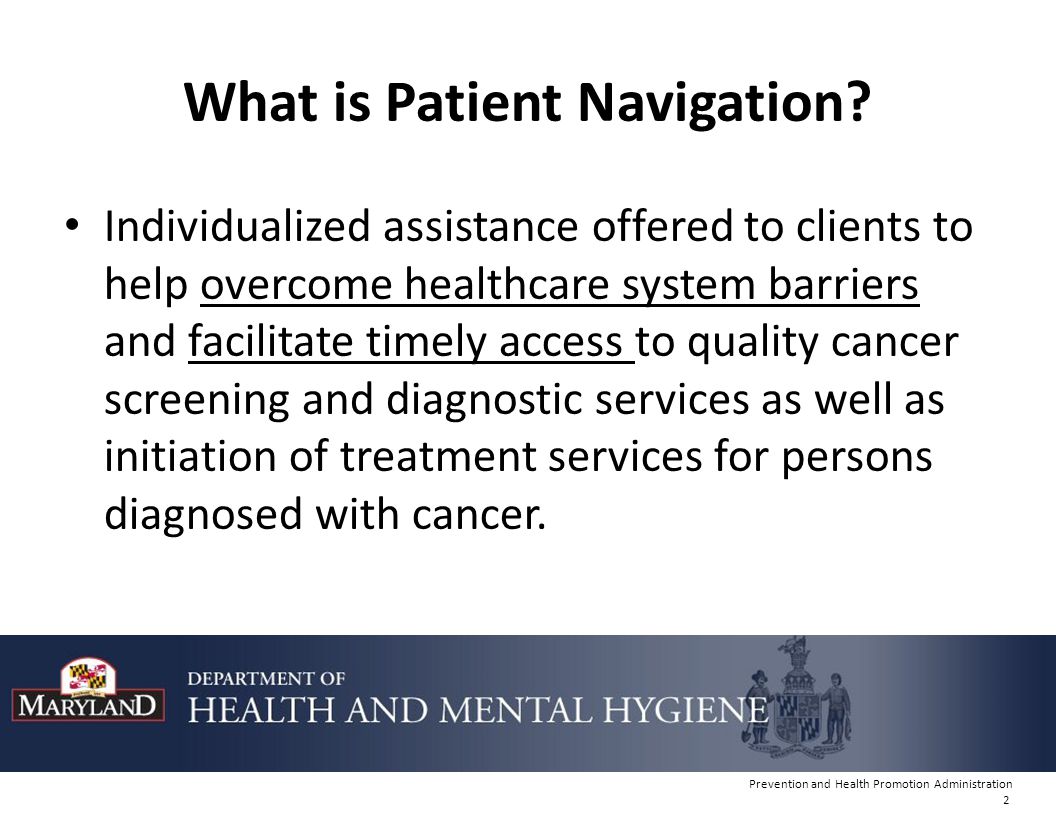 What is Patient Navigation