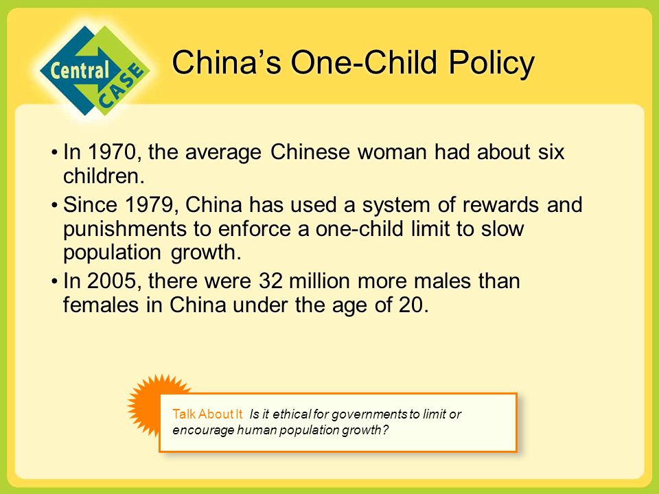 China’s One-Child Policy