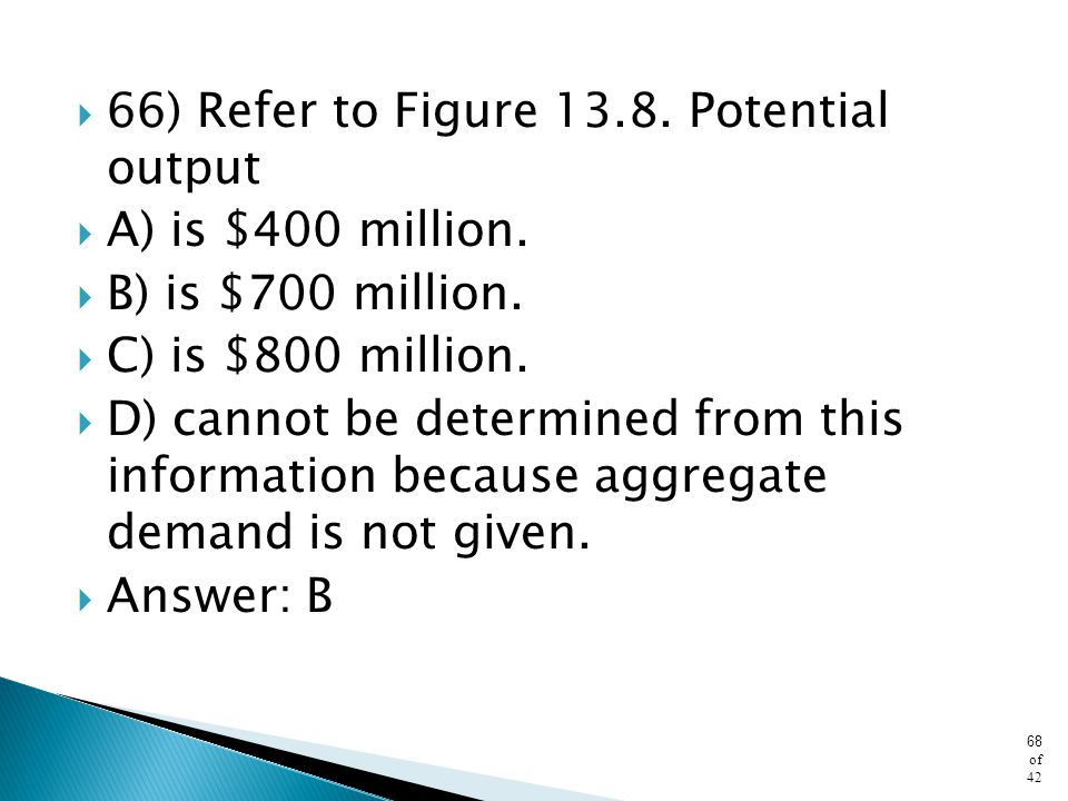 66) Refer to Figure Potential output