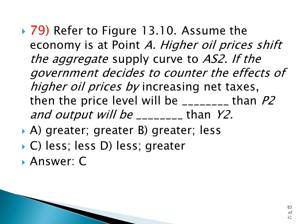 79) Refer to Figure Assume the economy is at Point A