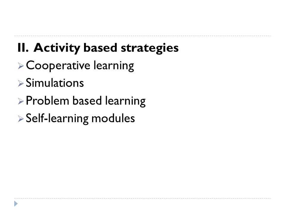 activity based teaching method