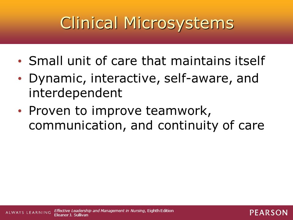 Clinical Microsystems