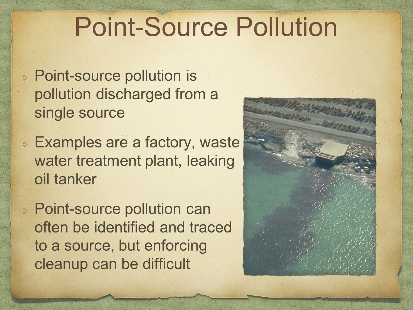 Point-Source Pollution