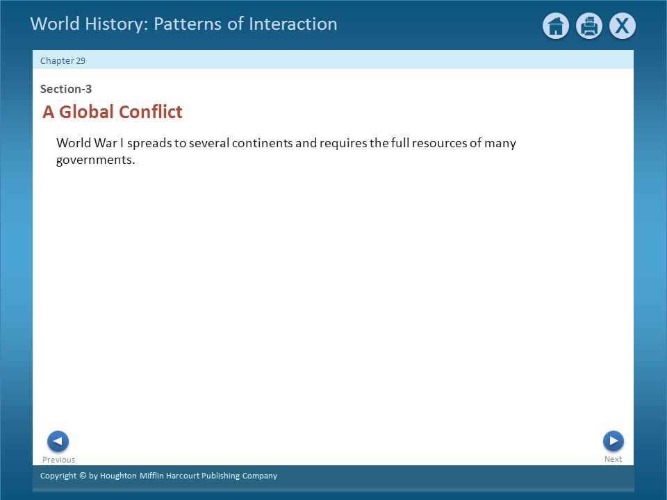 Section-3 A Global Conflict.