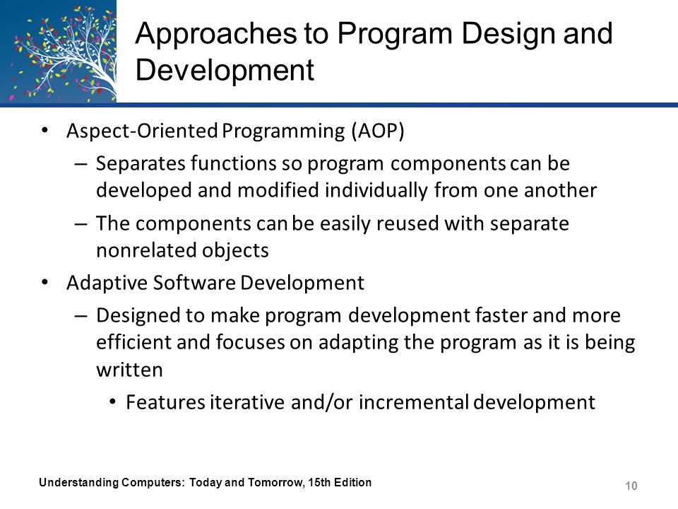 Approaches to Program Design and Development