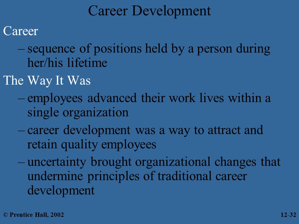 Career Development Career