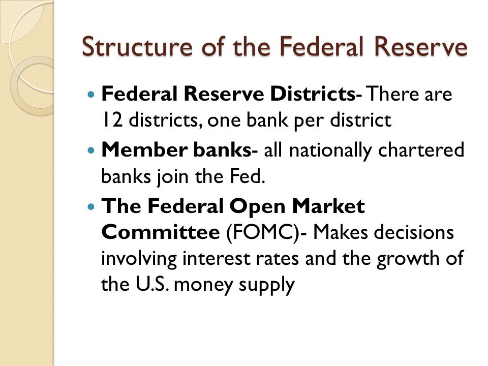 Structure of the Federal Reserve