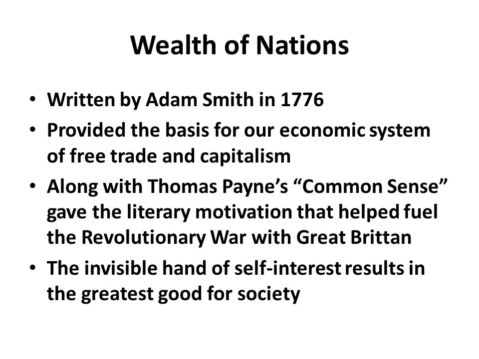 when was the wealth of nations written
