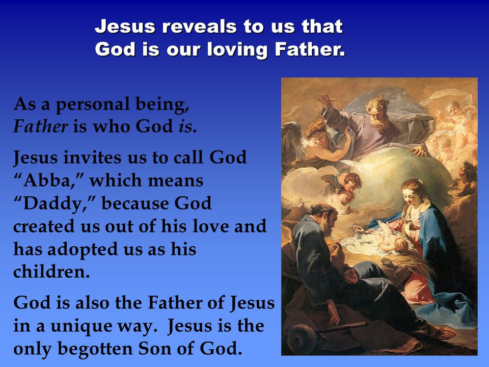 Jesus Christ’s Revelation about God - ppt video online download