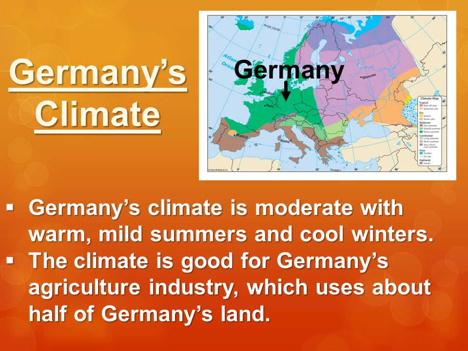 Germany’s Climate Germany