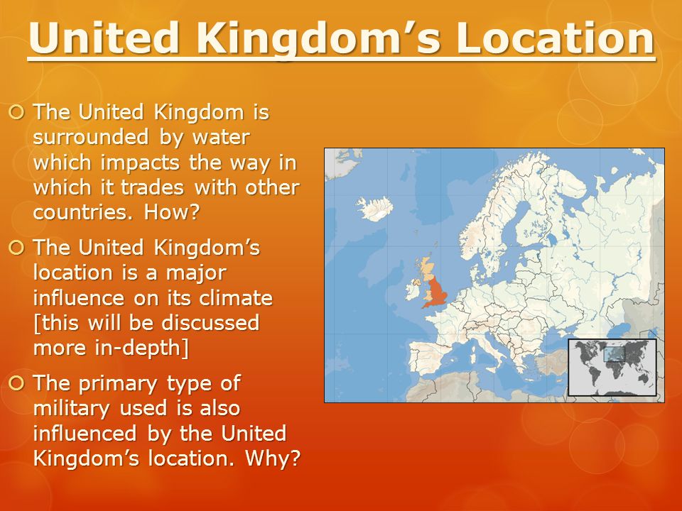 United Kingdom’s Location