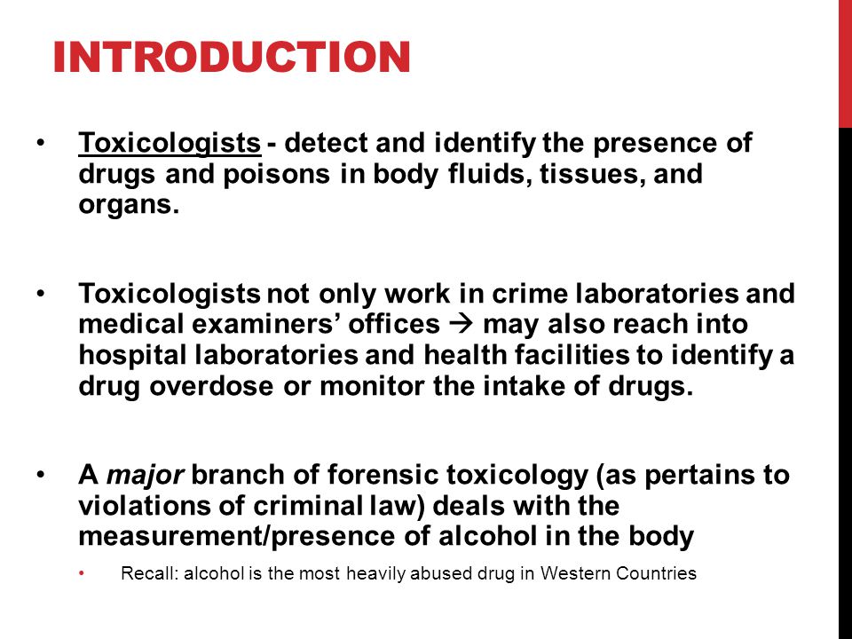 Forensic Toxicology Chapter Ppt Download