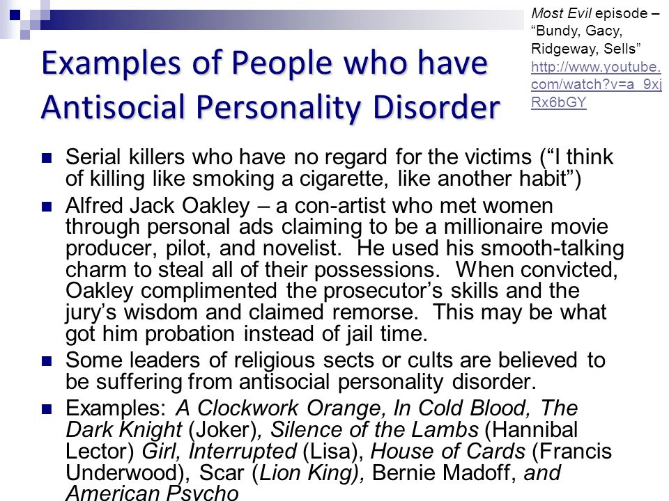 Personality Disorders Ppt Video Online Download