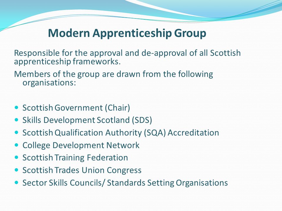 Modern Apprenticeship Group