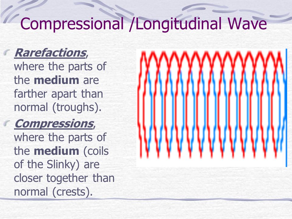 Compressional /Longitudinal Wave