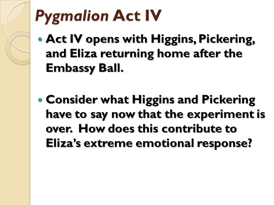 pygmalion act 4