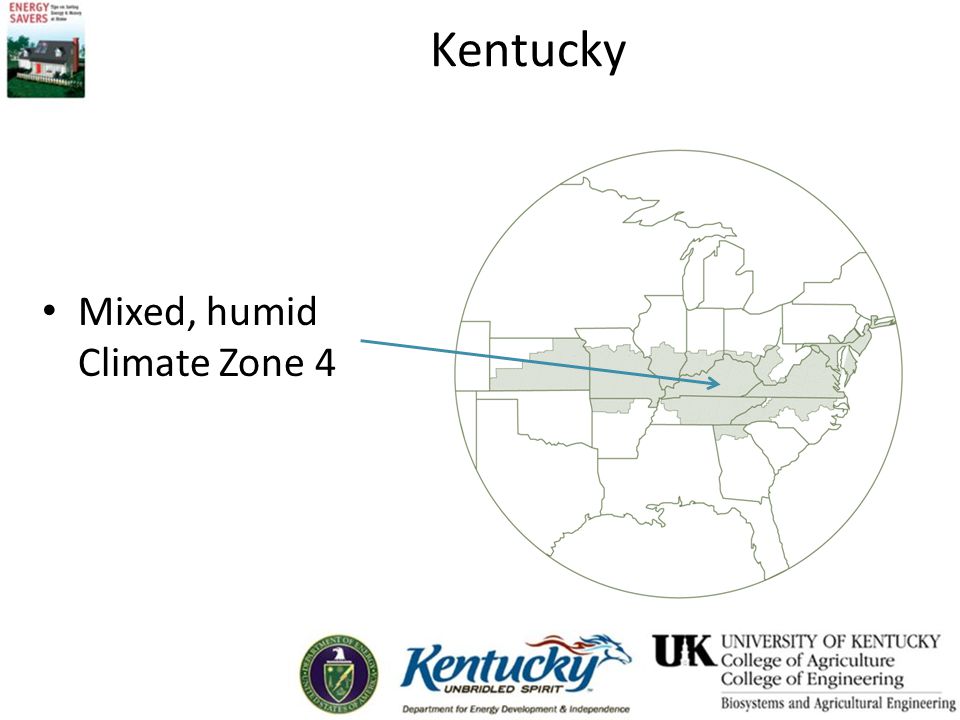 Kentucky Mixed, humid Climate Zone 4