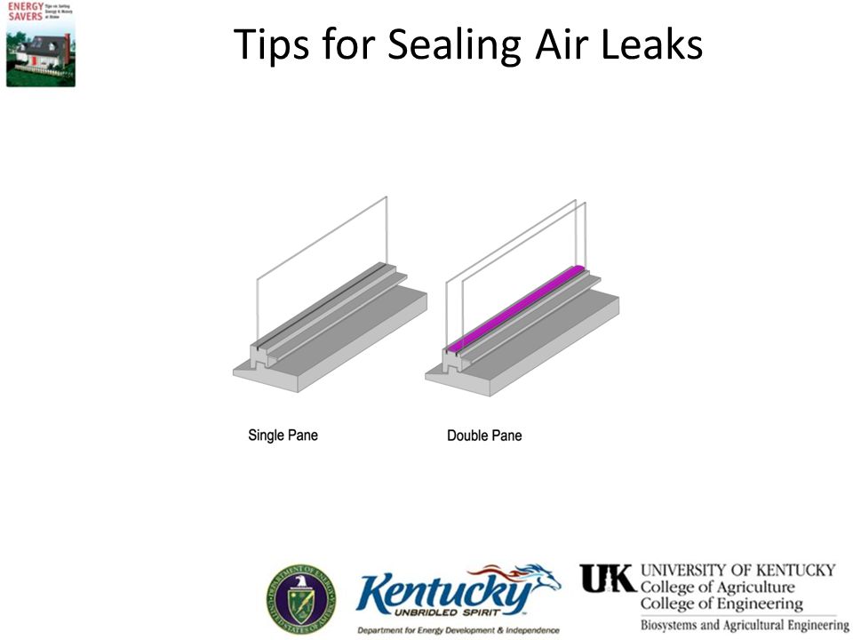 Tips for Sealing Air Leaks