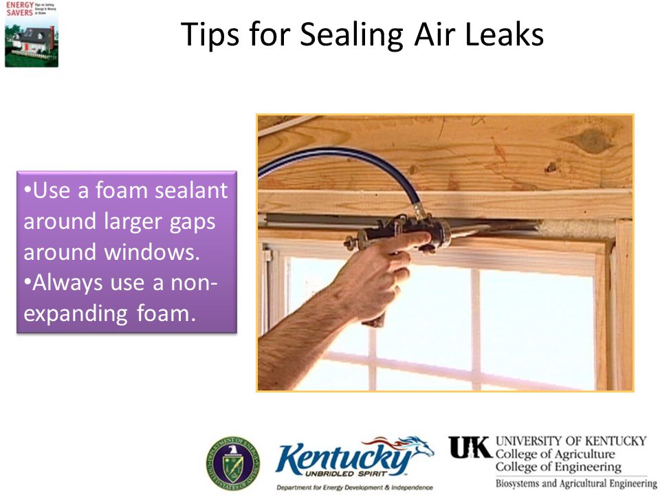 Tips for Sealing Air Leaks