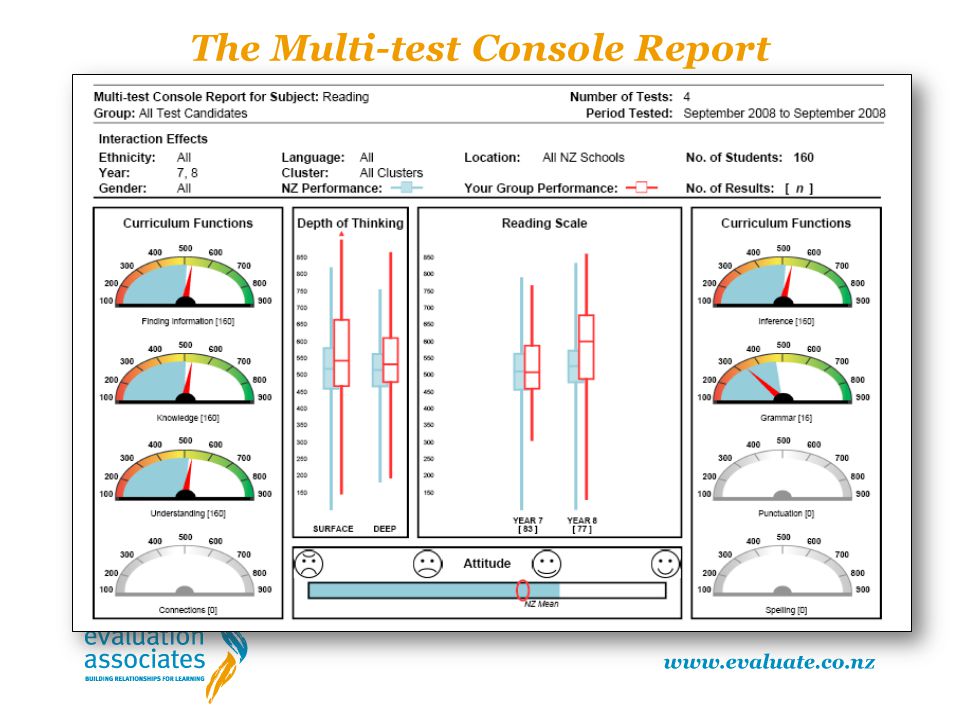The Multi-test Console Report