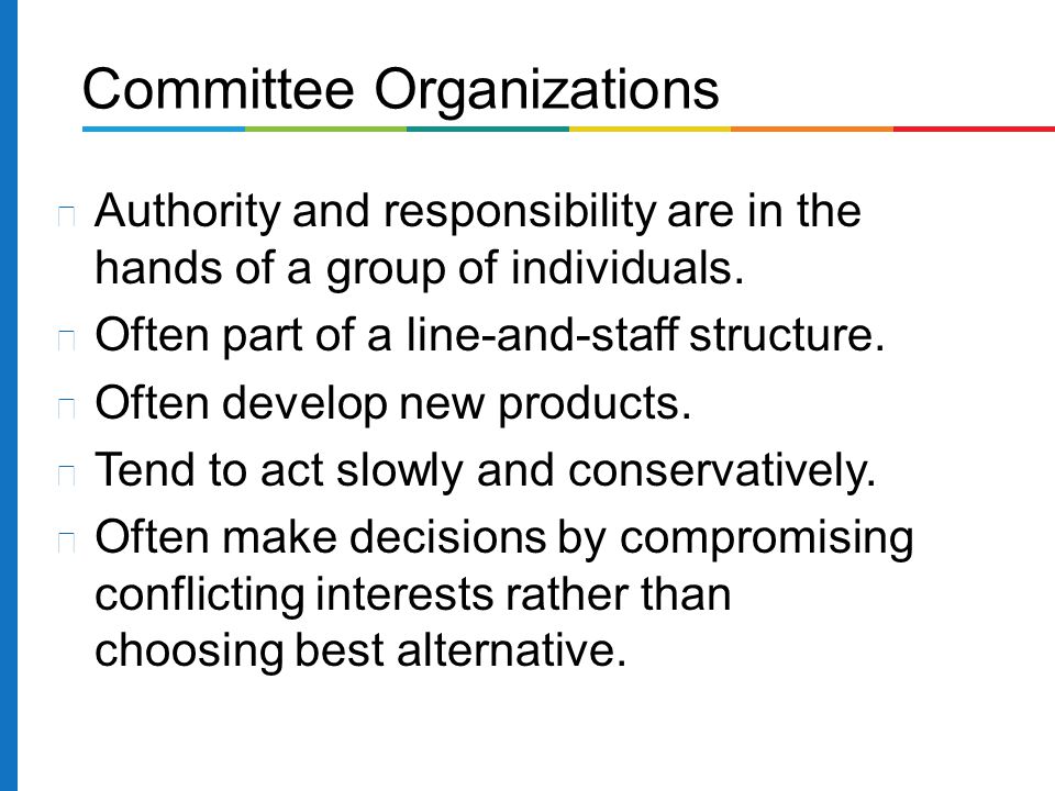 Committee Organizations