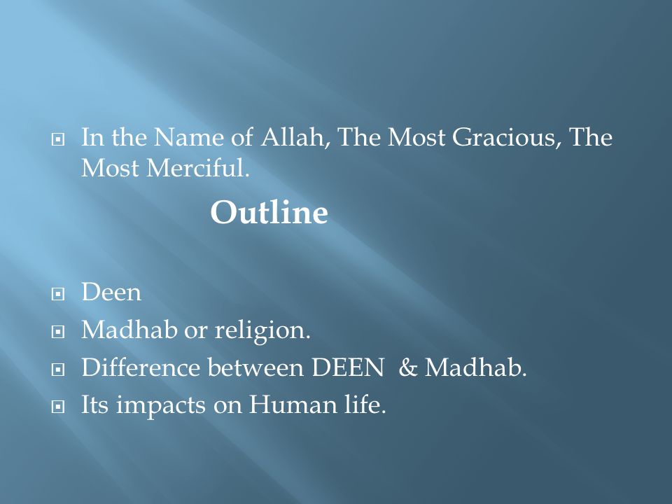 Difference Between Deen And Religion And Its Impacts On Human Life Ppt Video Online Download  importance of deen in human life. difference between deen and religion