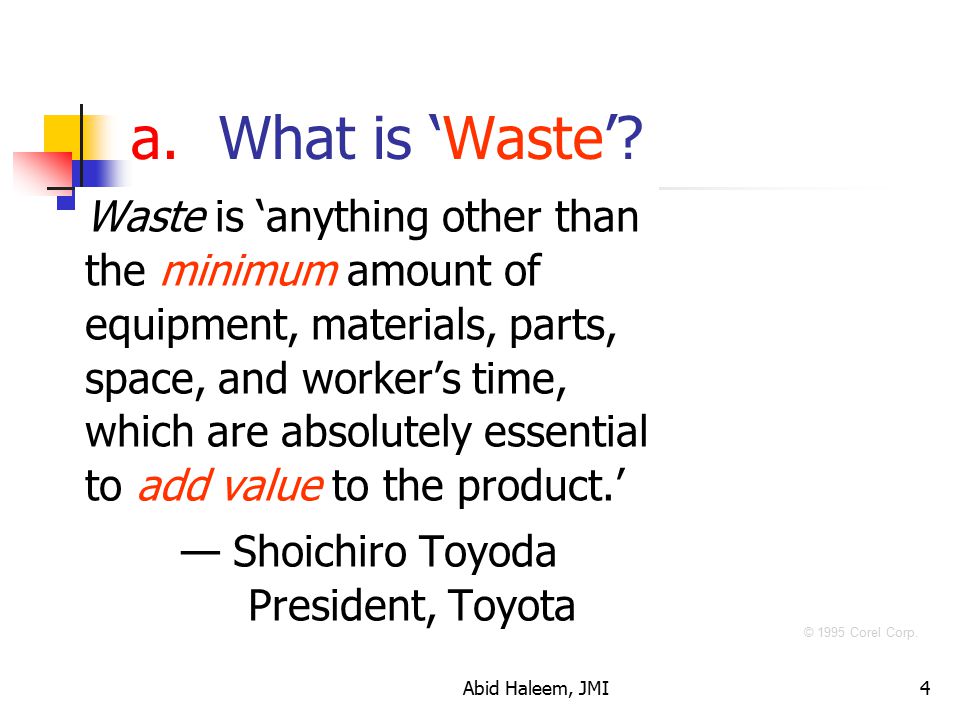 What is ‘Waste’