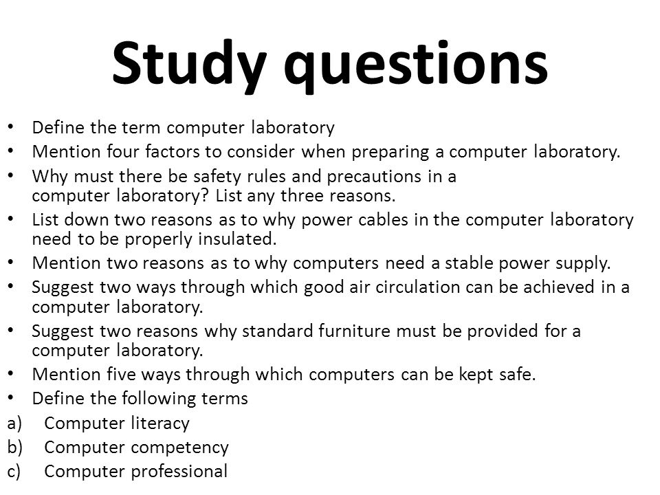 Safety Precautions In Computer Laboratory Hse Images Videos Gallery