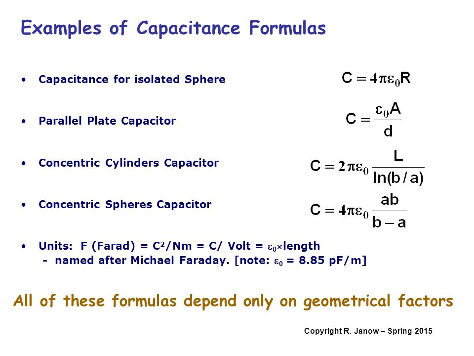Overview Definition of Capacitance Calculating the Capacitance - ppt video  online download