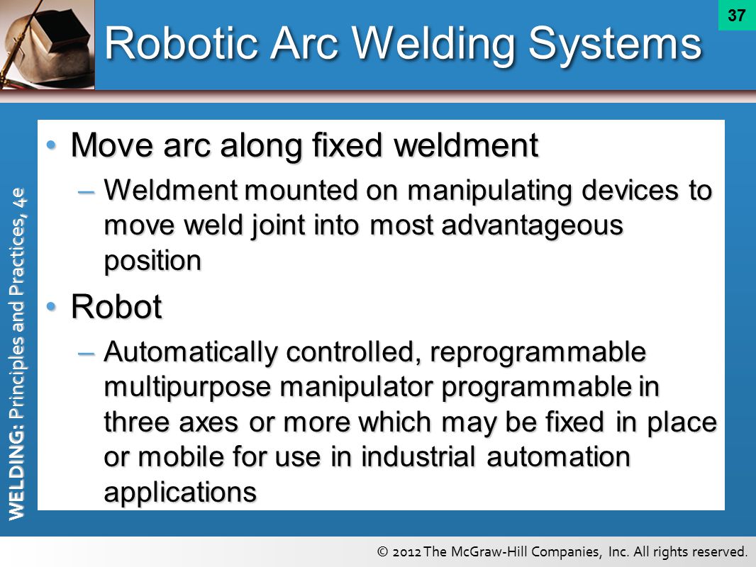 Automatic and Robotic Arc Welding Equipment - ppt video online download
