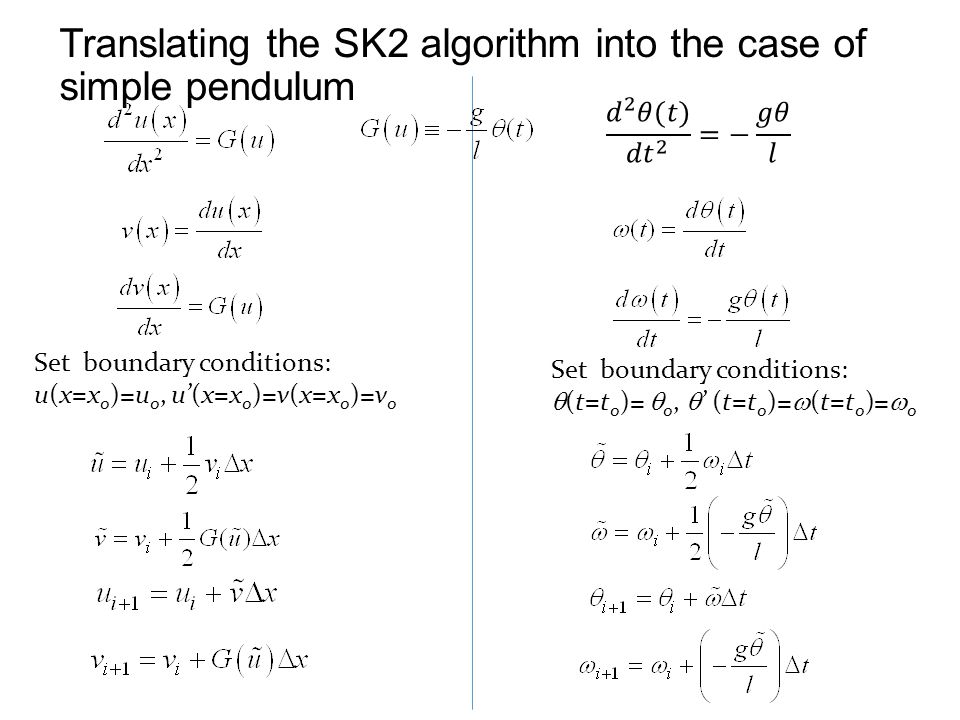 Solving Second Order Differential Equations Numerically 2 Ppt Video Online Download