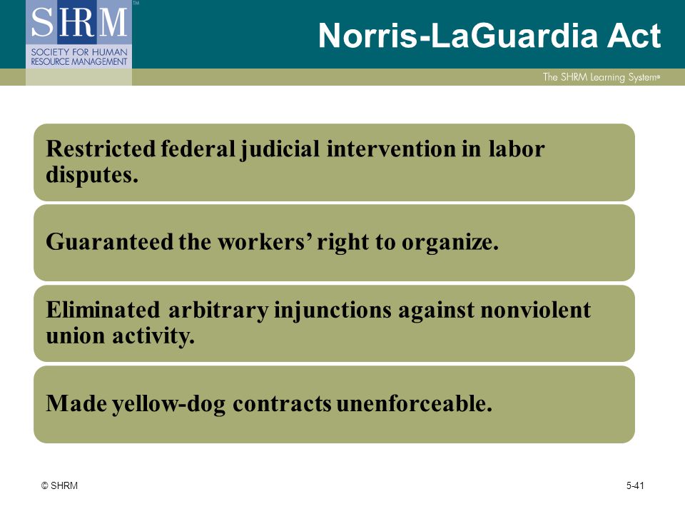 what is a yellow dog contract as described in the norris laguardia act of 1932