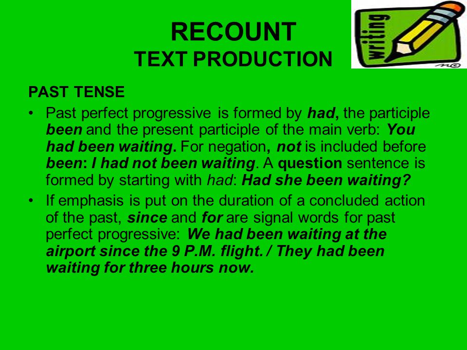 Recount Text Production Ppt Video Online Download