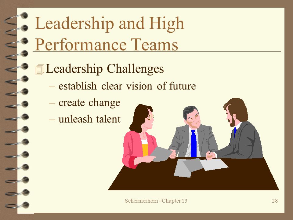 Leadership and High Performance Teams