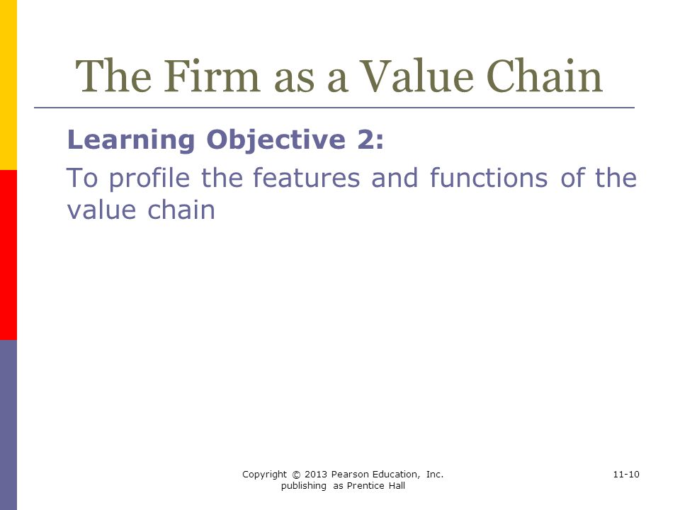 The Firm as a Value Chain