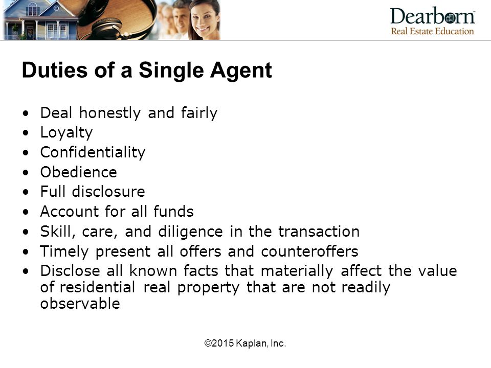 Duties of a Single Agent