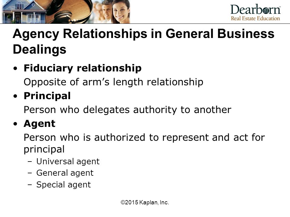 Agency Relationships in General Business Dealings