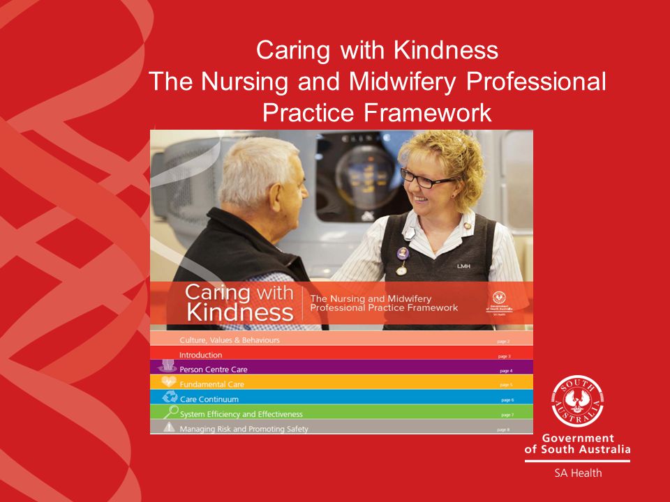 Caring with Kindness The Nursing and Midwifery Professional Practice Framework