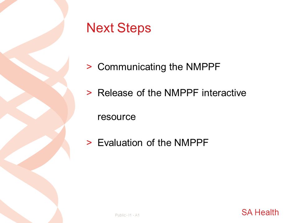 Next Steps Communicating the NMPPF