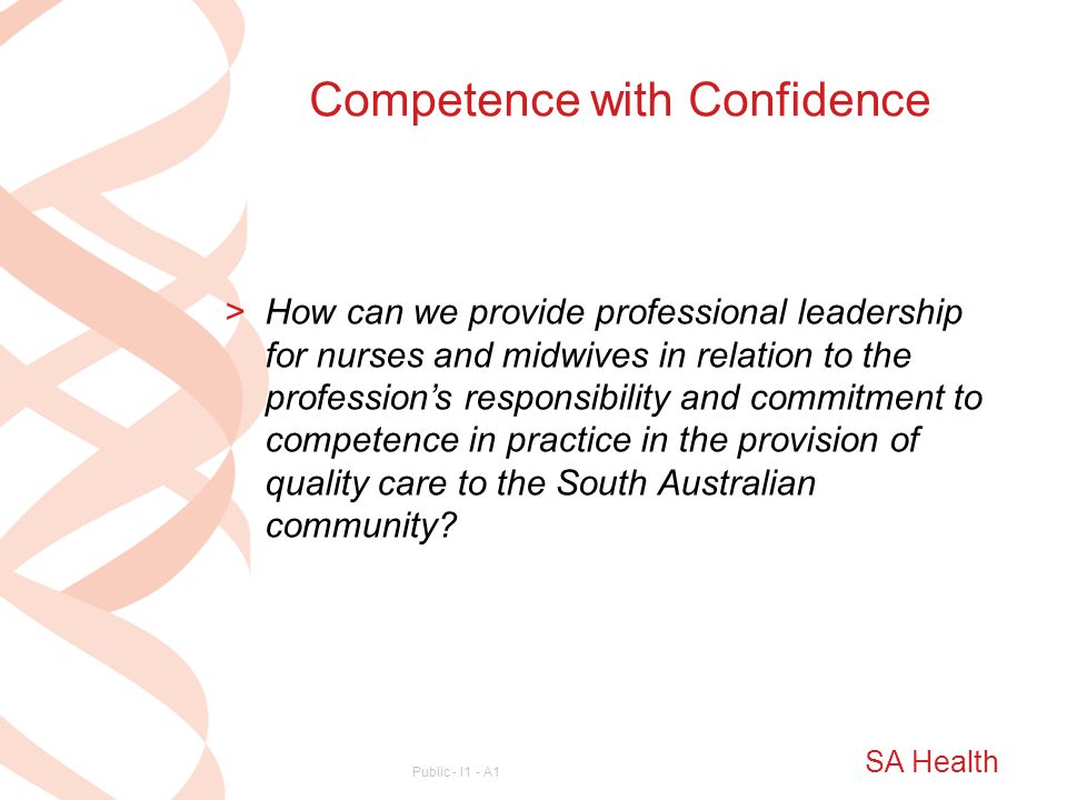 Competence with Confidence
