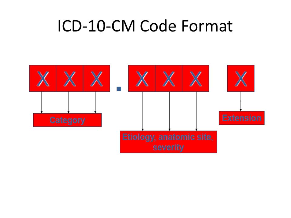 ICD-10-CM Code Format Gloryanne