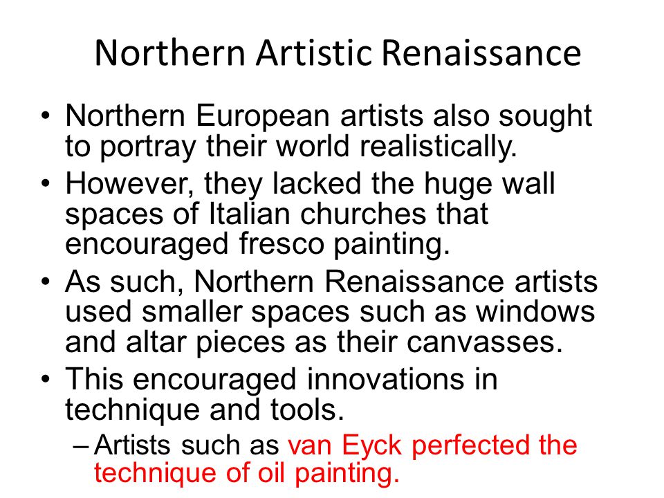 Northern Artistic Renaissance
