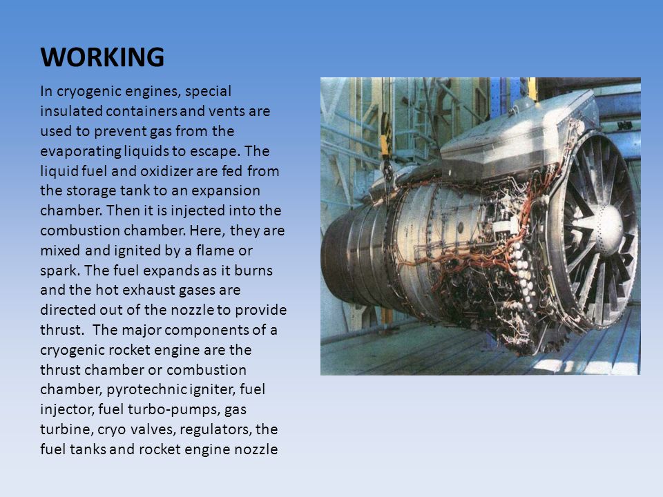 cryogenic engine is used in