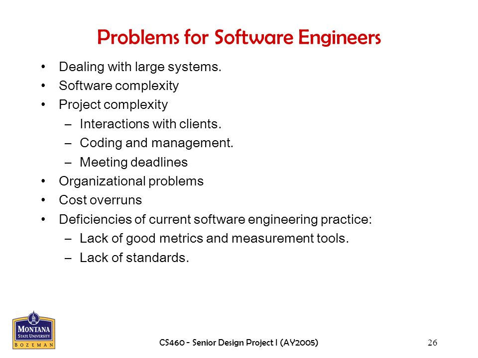 Problems for Software Engineers