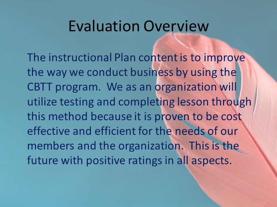 Evaluation Overview
