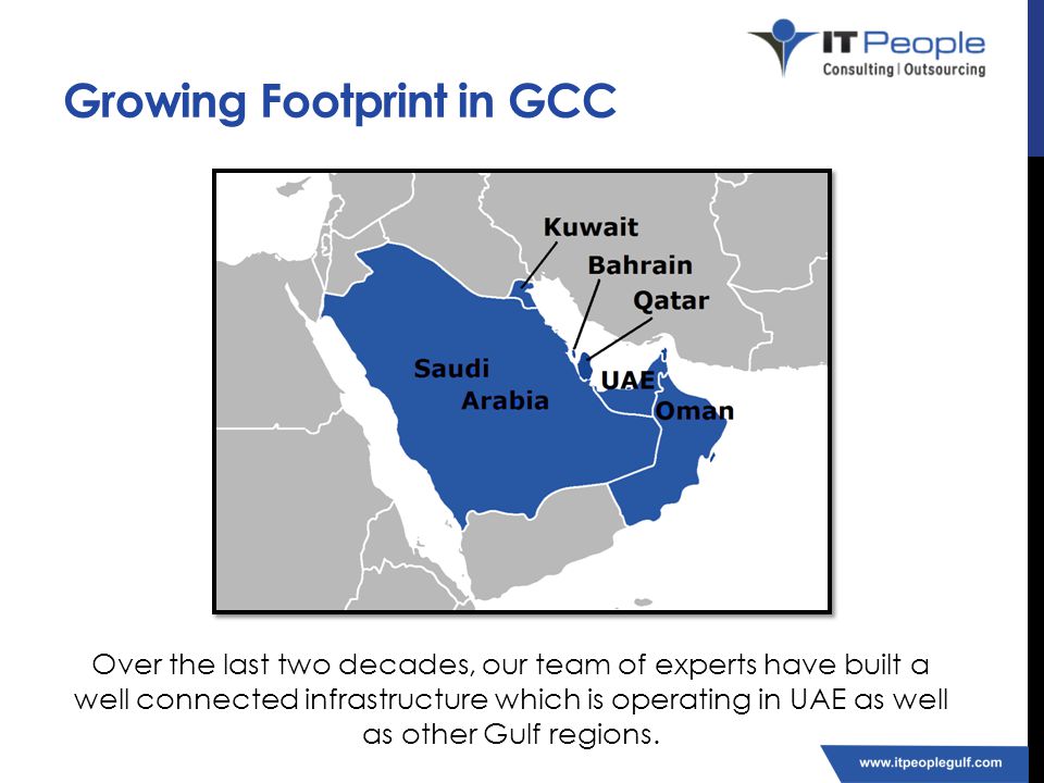 Growing Footprint in GCC