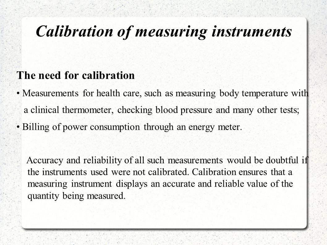 Selection of measuring instruments - ppt video online download