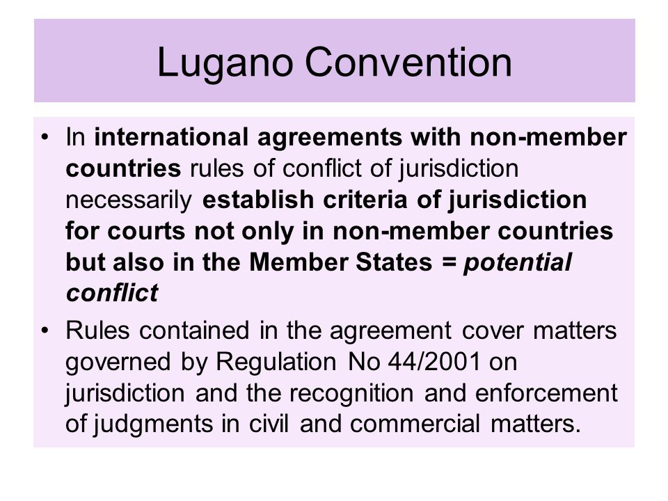 Lugano Convention