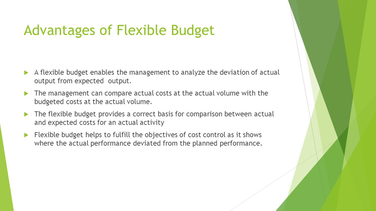 Flexible budget.. - ppt video online download