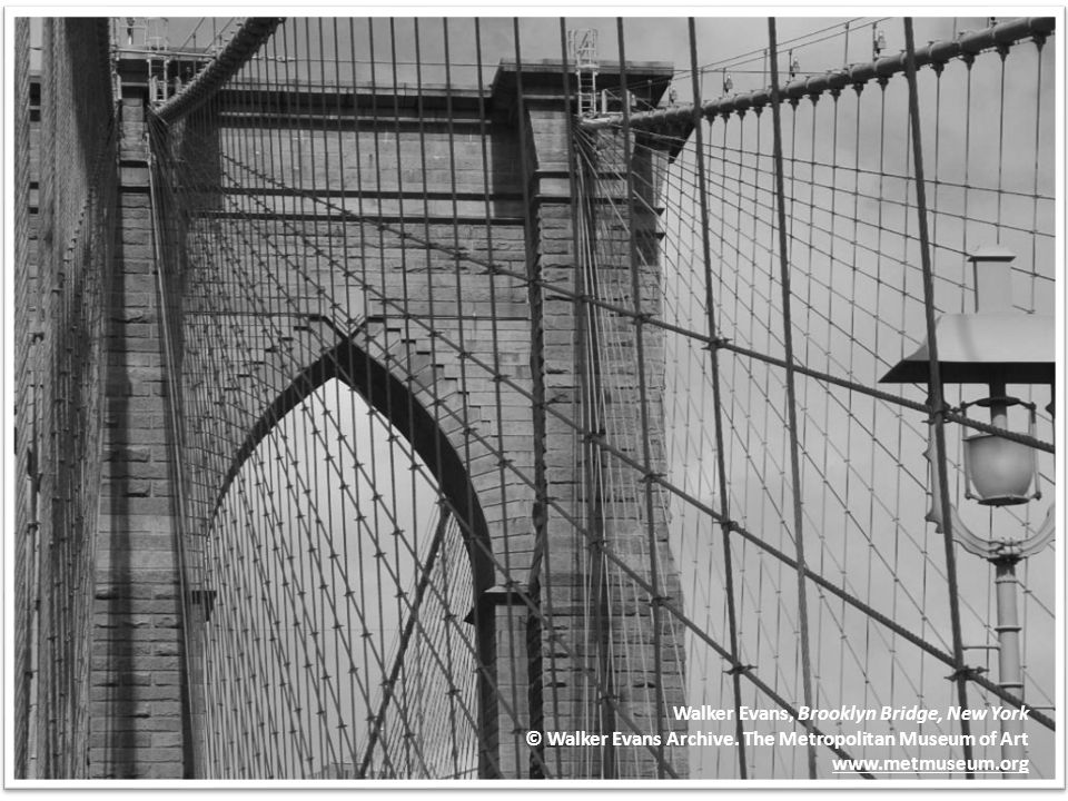 Walker Evans, Brooklyn Bridge, New York